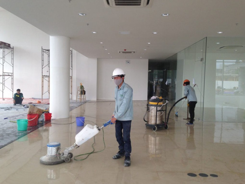 Dịch vụ dọn dẹp, vệ sinh sau lao động
