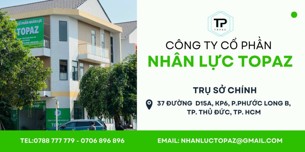Thông tin liên hệ của Nhân lực Topaz