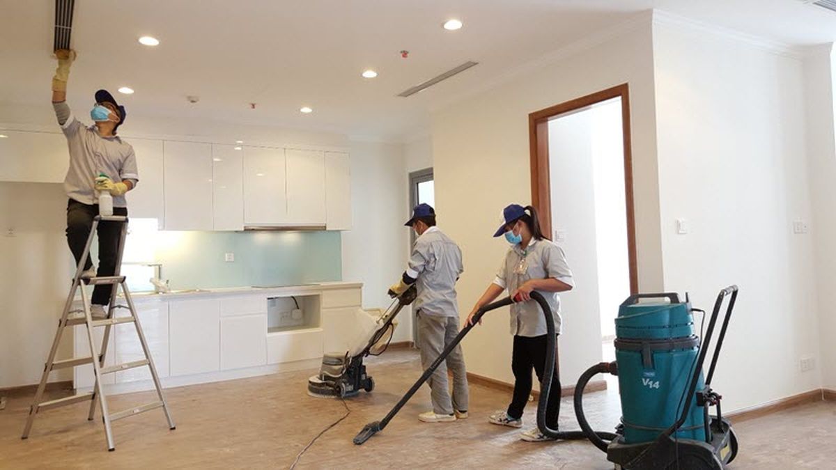 Dịch vụ dọn dẹp nhà cửa sau khi xây dựng