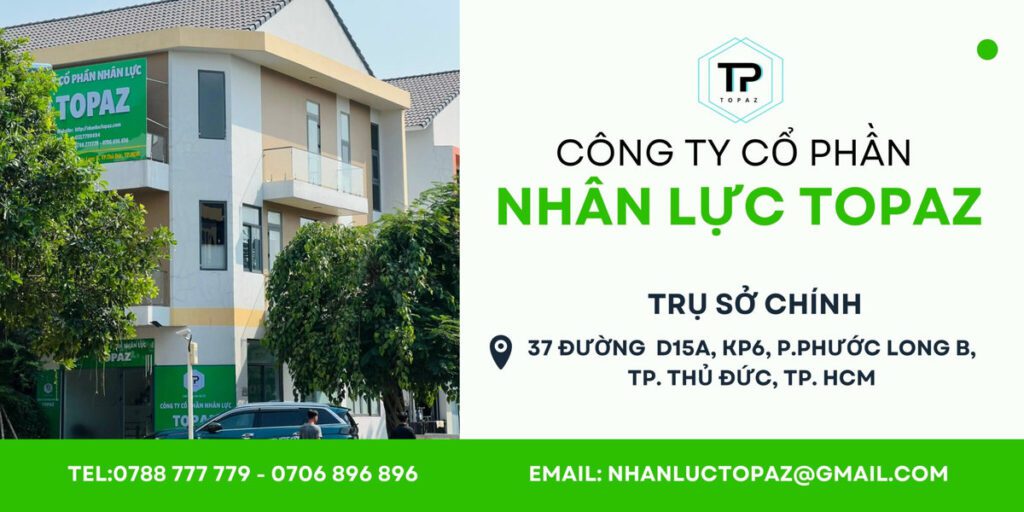 Thông tin liên hệ Nhân lực Topaz