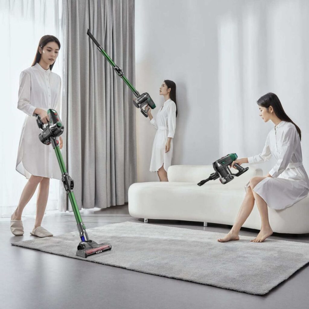 Máy hút bụi được thiết kế linh hoạt trong nhiều tình huống sử dụng
