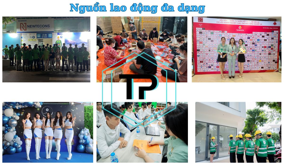 Cho thuê lại người lao động đa dạng