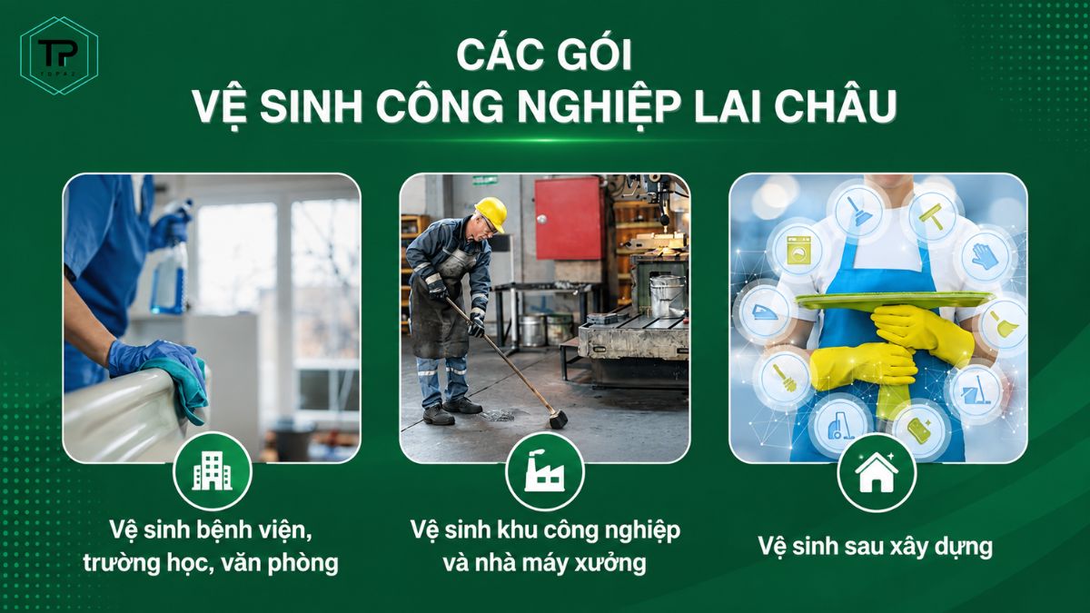 dịch vụ vệ sinh công nghiệp Lai Châu
