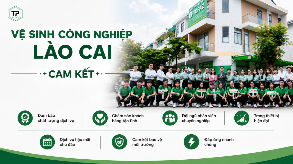 Dịch vụ vệ sinh công nghiệp lào cai
