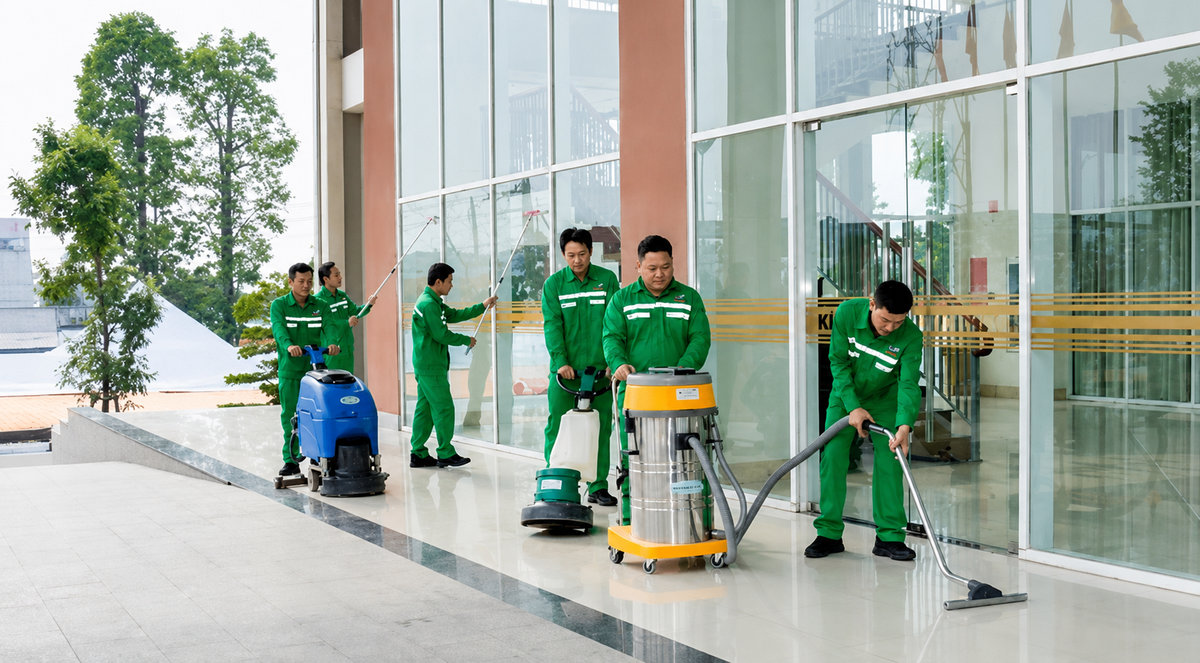 Giải pháp vệ sinh công nghiệp Đồng Nai