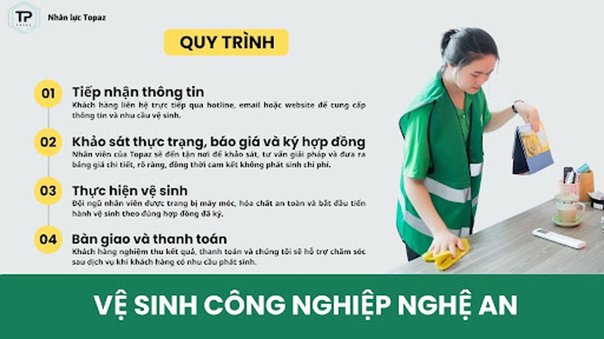 Dịch vụ dọn dẹp vệ sinh công nghiệp nghệ an
