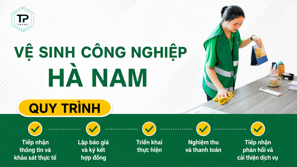 Vệ sinh công nghiệp Hà Nam giá rẻ