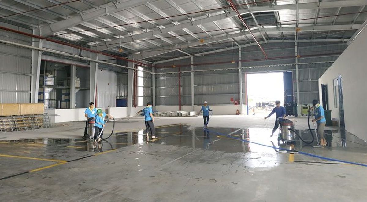Các dịch vụ vệ sinh công nghiệp Nam Định tại Topaz 