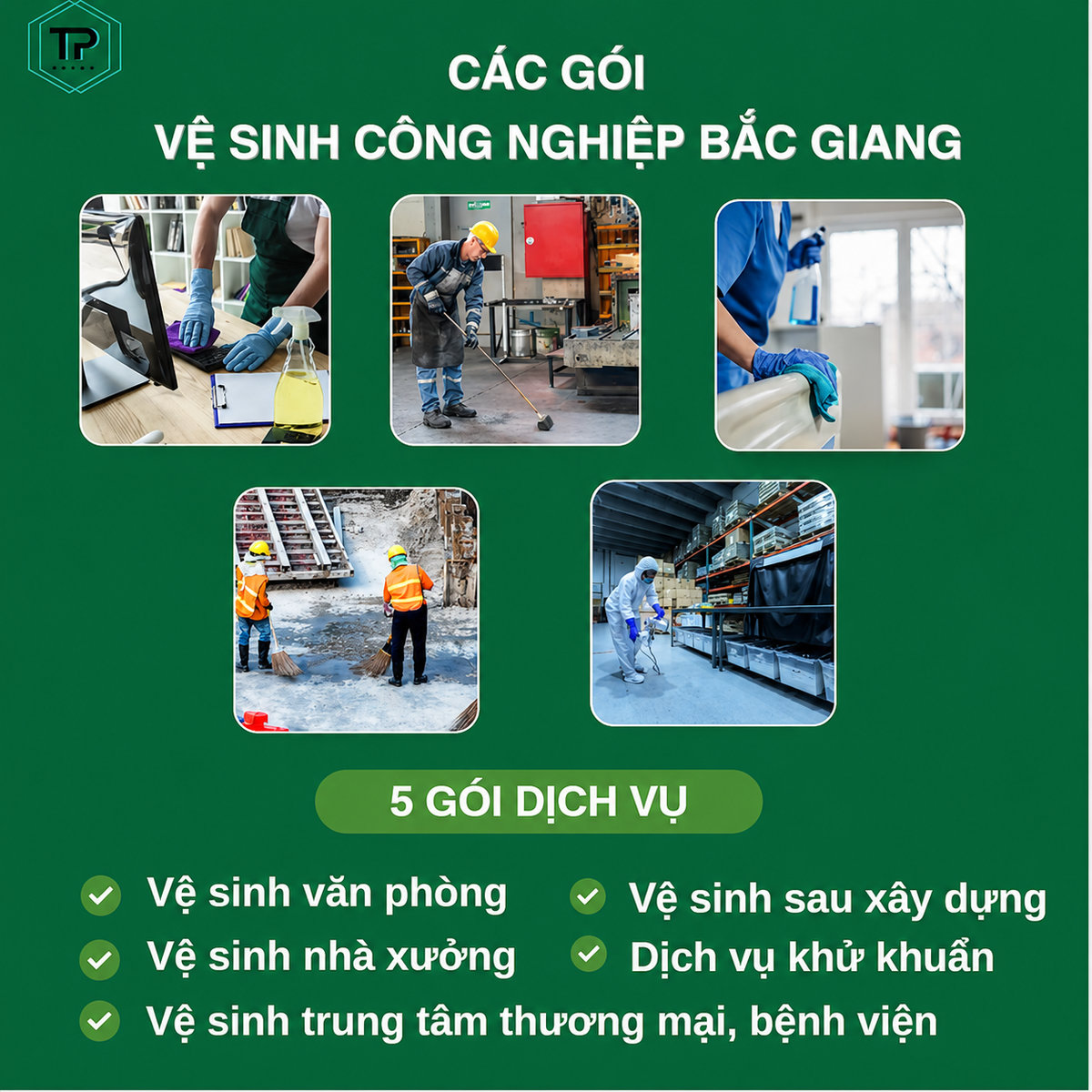 Vệ sinh công nghiệp tại bắc giang