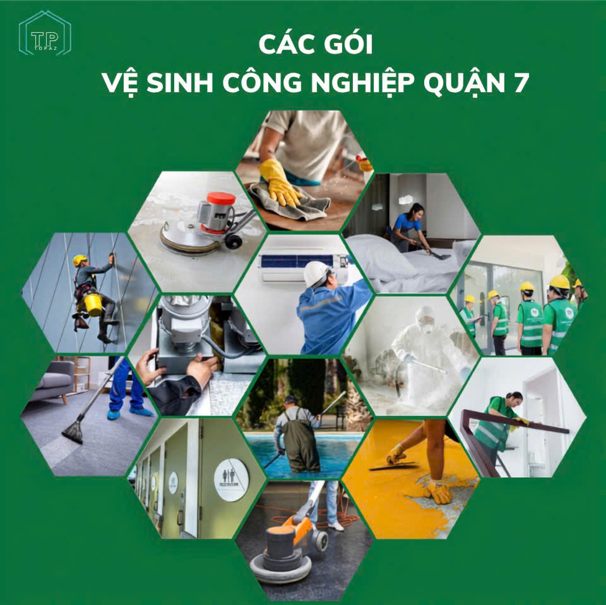 Vệ sinh khu vực Quận 7 trọn gói