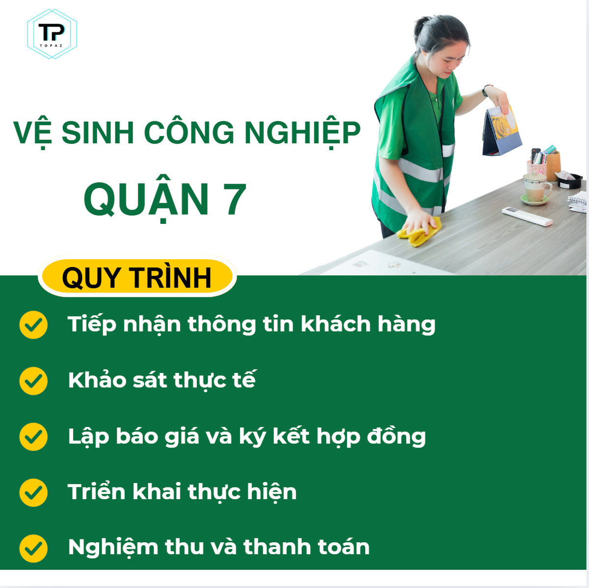 Vệ sinh nhà xưởng Quận 7
