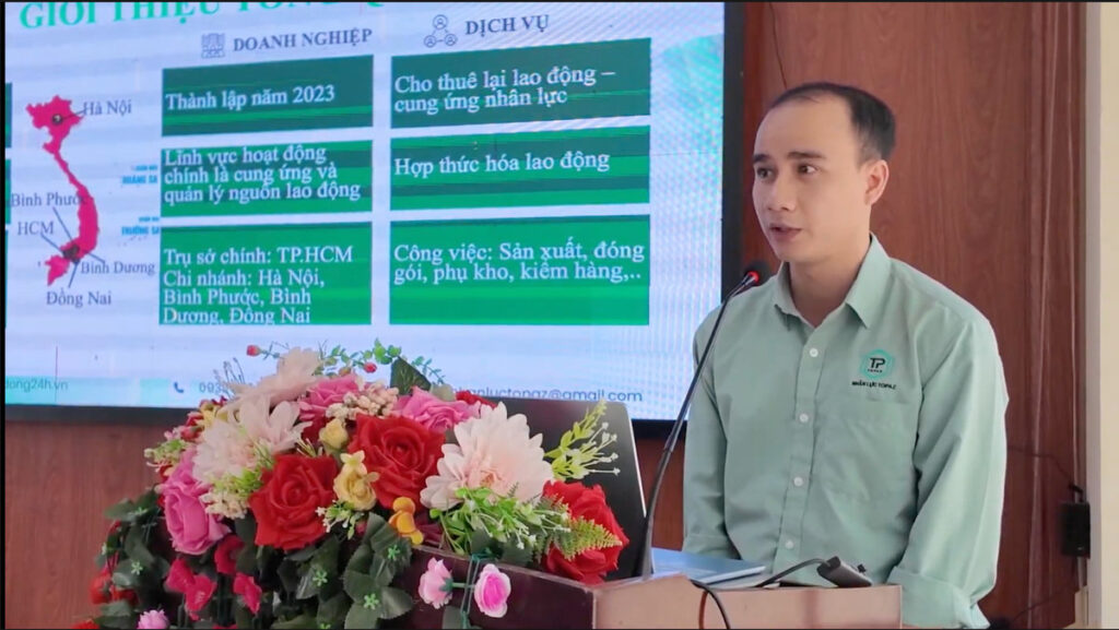 Công ty nhân lực Topaz phát biểu xu hướng và tuyển dụng nhân lực tại địa phương